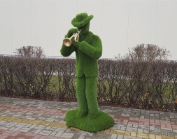 Топиари музыкант с саксофоном - газон Eco+, фото 3