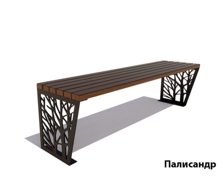 Банкетка Роща, Лиственница 2,5 м, фото 5