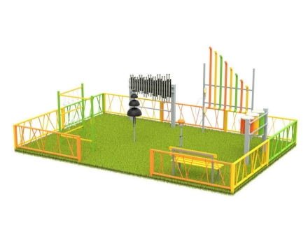 Музыкальная площадка Мини с ограждением 341.00.01, фото 7