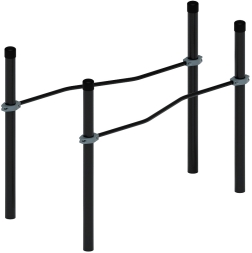 Воркаут ЛОВ 89 серый ВТ 101.05-03, фото 2