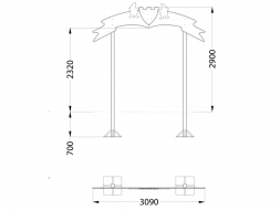 МФ 7.24 Входная арка, фото 2 МФ 7.24 Входная арка, фото 2
