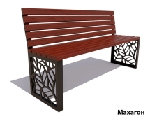 Парковая скамейка Севастополь, Лиственница (без подлокотников) 2,5 м