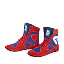 Борцовки самбо "GREEN HILL ТРИУМФ", размер 34, красно-синий