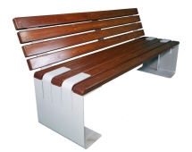 Скамейка уличная «Симферополь» без подлокотников, Лиственница 0,6 м Скамейка уличная «Симферополь» без подлокотников, Лиственница 0,6 м