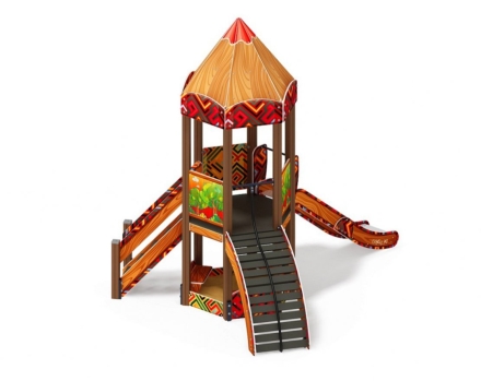 Детская игровая площадка Карандаши ДИК 2.26.01-01.С, Н=1200, фото 4