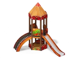 Детская игровая площадка Карандаши ДИК 2.26.01-01.С, Н=1200, фото 3