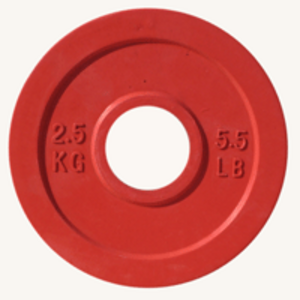 Диск JOHNS d51мм, цветной обрезиненный, 2,5кг, фото 1