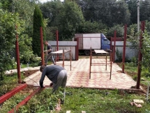 Навес арочный волной Навес арочный волной