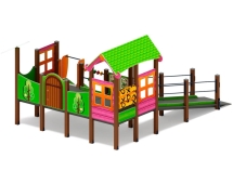 Детская игровая площадка Манеж Забота Лукоморье ДОВ 20.25.01-01 Детская игровая площадка Манеж Забота Лукоморье ДОВ 20.25.01-01