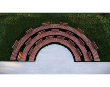 Амфитеатр Радиус со спинками, радиус 3-5 м Амфитеатр Радиус со спинками, радиус 3-5 м