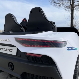Электромобиль Maserati MC20 белый, фото 3