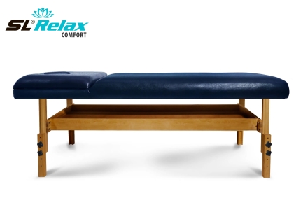 Массажный стол Relax Comfort синяя кожа, фото 3