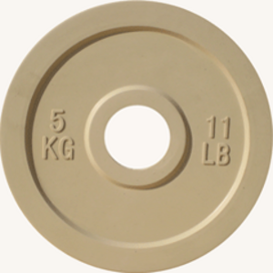 Диск JOHNS d51мм, цветной обрезиненный, 5кг, фото 1