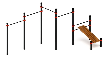Воркаут 108 красный ВТ 12.15-01, фото 2
