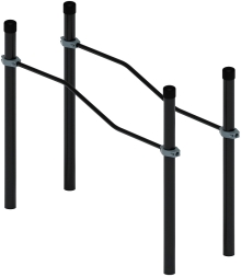 Воркаут ЛОВ 108 серый ВТ 102.06-03, фото 3