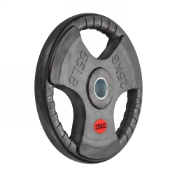 Диск 51 мм. обрезиненный с 3-мя хватами  25 кг (модель: D2), фото 2