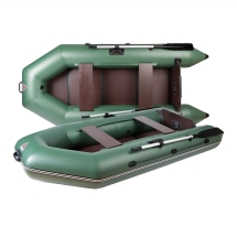 Лодка надувная 280 TL (Пайол фанерный книжка) (зеленая, серая) Лодка надувная 280 TL (Пайол фанерный книжка) (зеленая, серая)