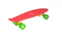 Скейт пластиковый 22х6", красный