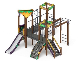 Детская игровая площадка Волшебный город (Майя) ДИК 2.19.02-01 Н=1200, фото 1