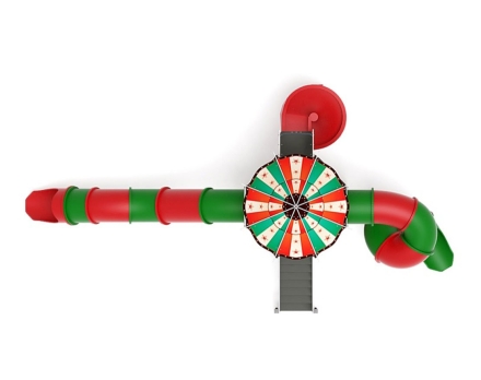 Детская игровая площадка Карнавал Шапито ДИК 2.22.01-01 H=2000 винтовой скат, горка-труба, фото 5