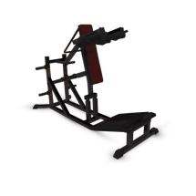 Тренажёр Barbell МВ 4.2 для приседаний с обратным наклоном (свободные веса) (Сквот) чёрный