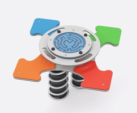 Качалка на пружине КНП-078 для детской площадки, фото 1