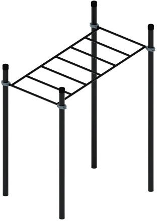 Воркаут ЛОВ 89 серый ВТ 101.07-03, фото 1