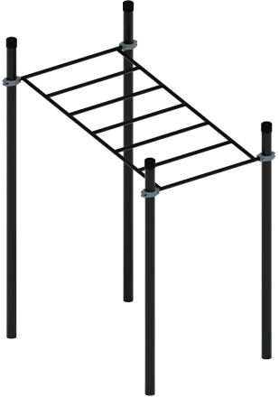 Воркаут ЛОВ 89 серый ВТ 101.07-03, фото 2