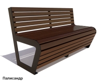 Скамейка уличная Клин, Лиственница 1,8 м