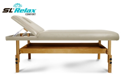 Массажный стол Relax Comfort бежевая кожа, фото 4