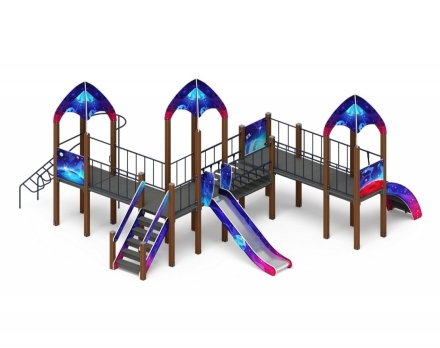 Детская игровая площадка Космопорт Космос ДИК 2.14.07-02 H=1200, фото 1