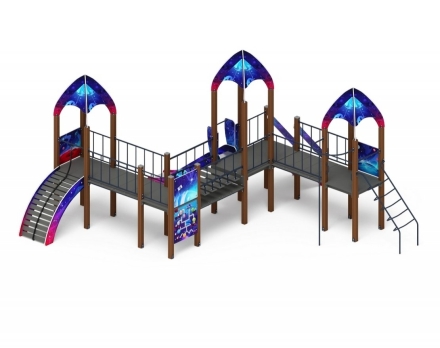 Детская игровая площадка Космопорт Космос ДИК 2.14.07-02 H=1200, фото 2