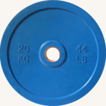 Диск JOHNS d51мм, цветной обрезиненный, 20кг Диск JOHNS d51мм, цветной обрезиненный, 20кг