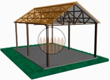 Навес из поликарбоната Навес из поликарбоната