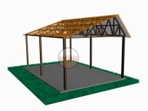 Навес из поликарбоната Навес из поликарбоната