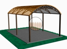 Навес из поликарбоната Навес из поликарбоната