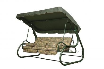 Качели садовые Титан Деловой стиль зелёный, фото 1