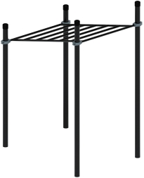 Воркаут ЛОВ 108 серый ВТ 102.07-03, фото 4