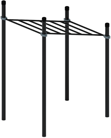 Воркаут ЛОВ 108 серый ВТ 102.07-03, фото 2