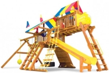 Игровая площадка для дачи "Rainbow Castle Deluxe" (Райнбоу Кастл Делюкс) Игровая площадка для дачи "Rainbow Castle Deluxe" (Райнбоу Кастл Делюкс)