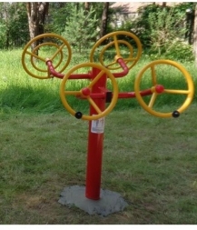 Тренажер для инвалидов-колясочников "Рули" УТМ-004 , фото 2 Тренажер для инвалидов-колясочников "Рули" УТМ-004 , фото 2