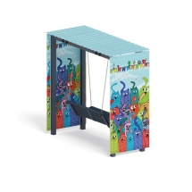 Пергола с диваном Коты в саду (без поликарбоната) Пергола с диваном Коты в саду (без поликарбоната)