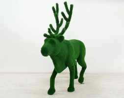 Топиари олень Изюбр, северный модель 2 - газон Deluxe, фото 1