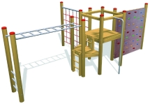 Детский комплекс для лазания Корбах