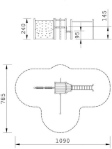 Детский комплекс для лазания Корбах