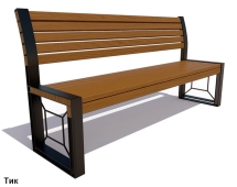 Скамейка уличная Бавария, Сосна 1,5 м Скамейка уличная Бавария, Сосна 1,5 м