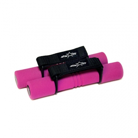 Гантель неопреновая DB-203 0,5 кг, розовая, фото 1