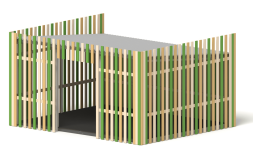 Теневой навес Аврора ТН-16 6х5 для детской площадки, фото 3