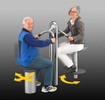 Твистер - сидя и балансир - сидя двойной  УТЭ-041П