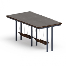 Пергола с диваном Гармония уюта-1 (с поликарбонатом) Пергола с диваном Гармония уюта-1 (с поликарбонатом)